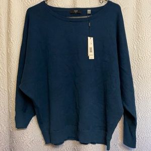 Tahari Boatneck Dolman Sleeve Sweater NWT